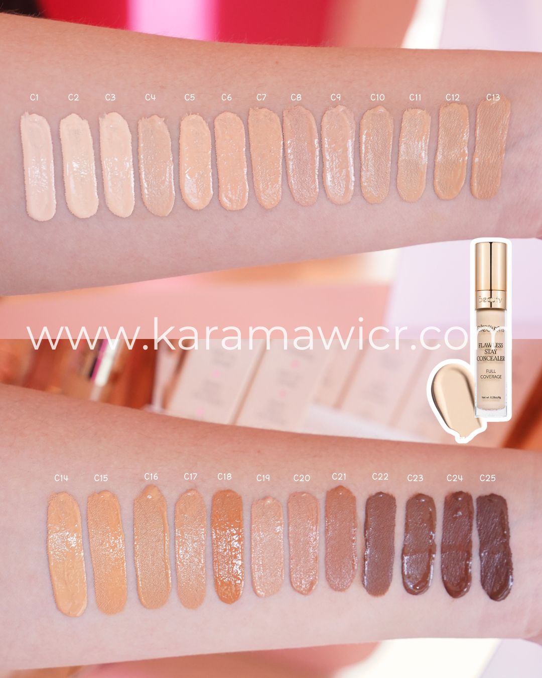 Corrector líquido flawless Beauty Creations
